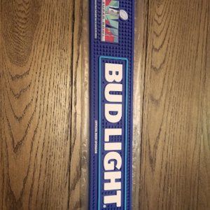 Super Bowl  57 Bud Light Bar Mat Brand New